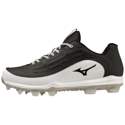 Mizuno Ambition 3 Low Tpu Men's Molded Baseball Cleat Black White