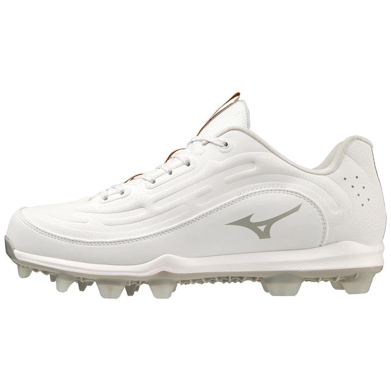 Mizuno Ambition 3 Low Tpu Men's Molded Baseball Cleat Grey White