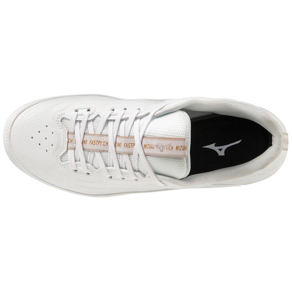 Mizuno 9 Spike Advanced Finch Elite 6 Low Women's Tpu Molded Fastpitch Softball Cleat White