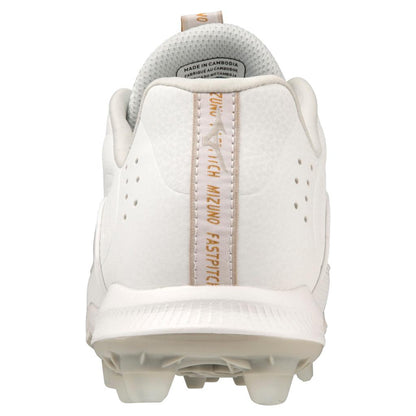 Mizuno 9 Spike Advanced Finch Elite 6 Low Women's Tpu Molded Fastpitch Softball Cleat White