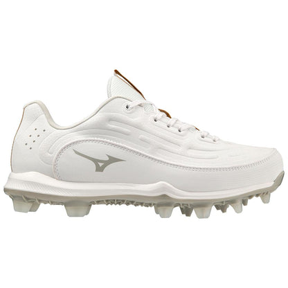 Mizuno 9 Spike Advanced Finch Elite 6 Low Women's Tpu Molded Fastpitch Softball Cleat White