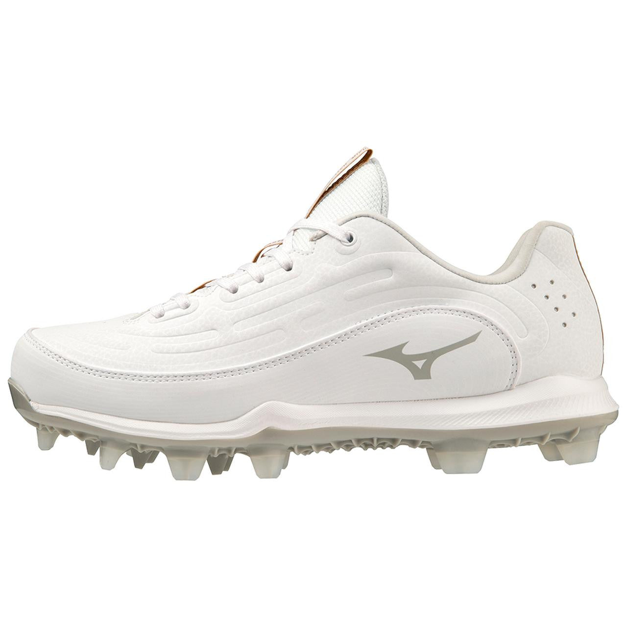 Mizuno 9 Spike Advanced Finch Elite 6 Low Women's Tpu Molded Fastpitch Softball Cleat White Navy