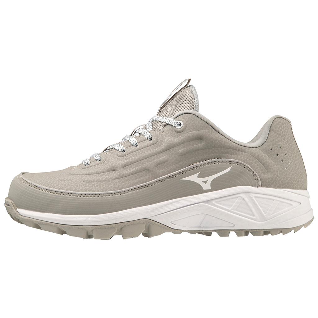Mizuno Ambition 3 Fp Low All Surface Women's Turf Shoe Grey White