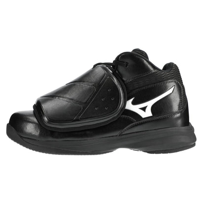Mizuno Men's Pro Wave Umpire Plate Shoe Black White