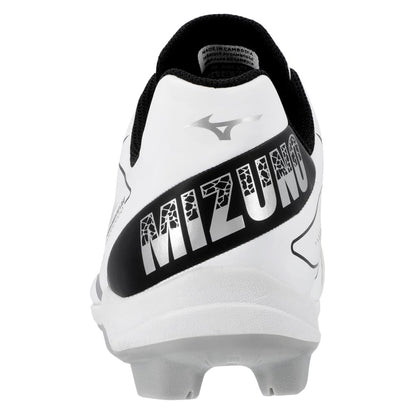 Mizuno Men's Cushionrevo Diamond Tpu Baseball Cleat White Black
