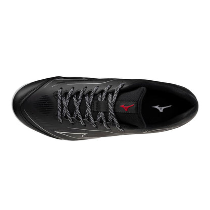 Mizuno Men's Cushionrevo Diamond Tpu Baseball Cleat Black White