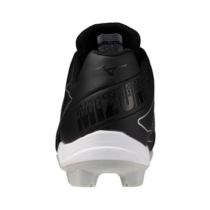 Mizuno Men's Cushionrevo Diamond Tpu Baseball Cleat Black White