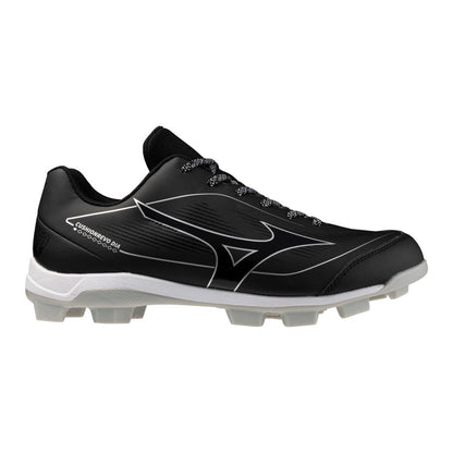 Mizuno Men's Cushionrevo Diamond Tpu Baseball Cleat Black White