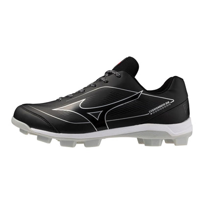 Mizuno Men's Cushionrevo Diamond Tpu Baseball Cleat Black White