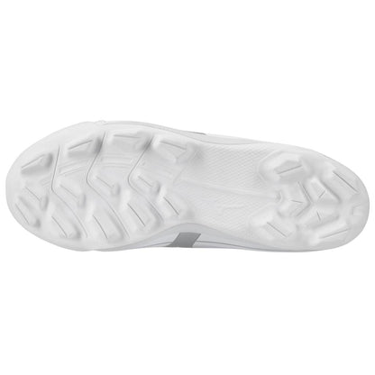 Mizuno Youth Cushionrevo Finch Jr Softball Cleat White Silver