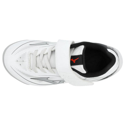 Mizuno Youth Cushionrevo Diamond Baseball Cleat White Black