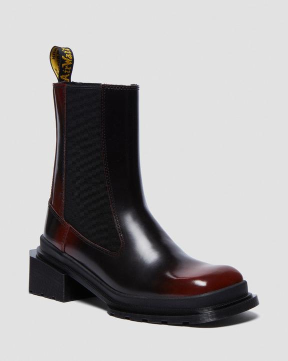 Dr Martens Maybole - Black+Cherry Red