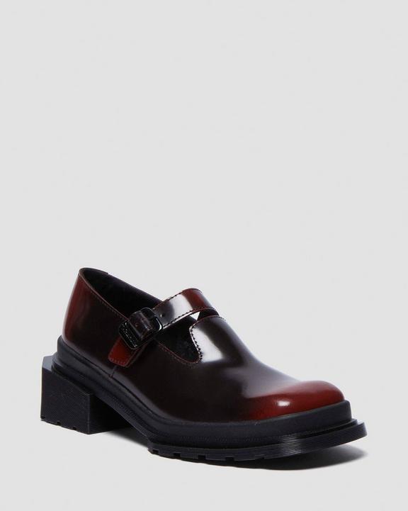 Dr Martens Maybole Mj - Black+Cherry Red