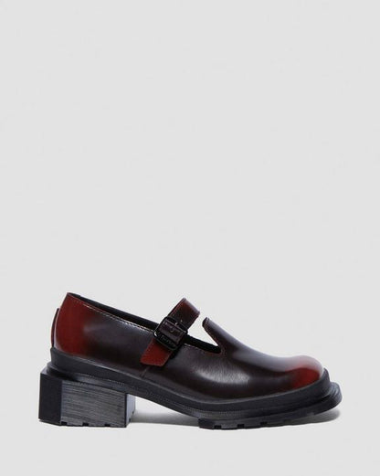 Dr Martens Maybole Mj - Black+Cherry Red