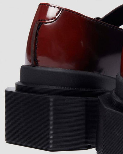 Dr Martens Maybole Mj - Black+Cherry Red