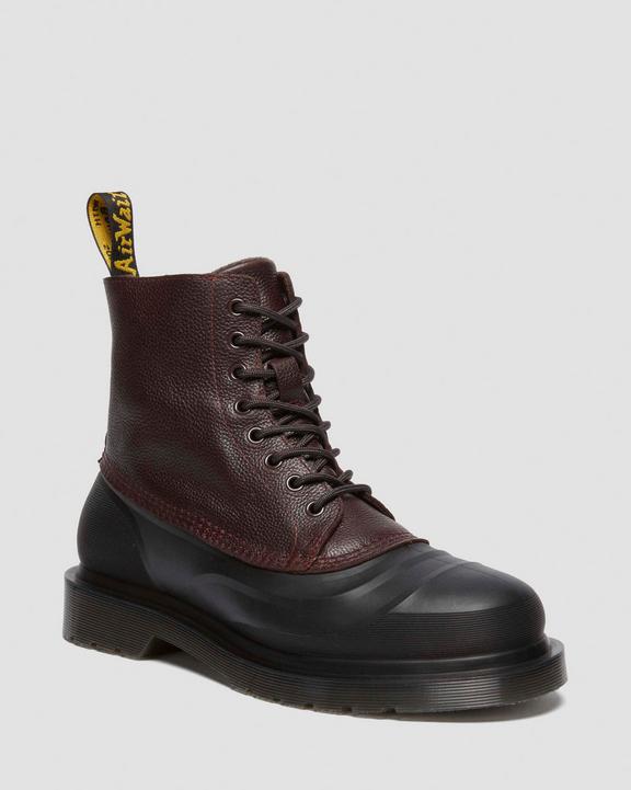 Dr. Martens 1460 Fleece Lined Sub Boots Oxblood - Womens