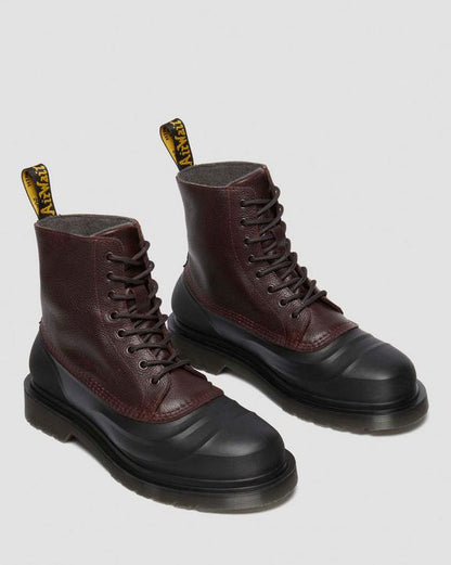 Dr. Martens 1460 Fleece Lined Sub Boots Oxblood - Mens