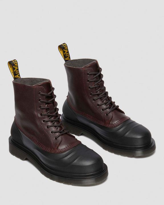 Dr. Martens 1460 Fleece Lined Sub Boots Oxblood - Mens