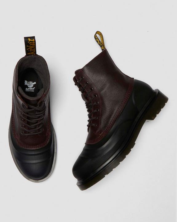 Dr. Martens 1460 Fleece Lined Sub Boots Oxblood - Mens