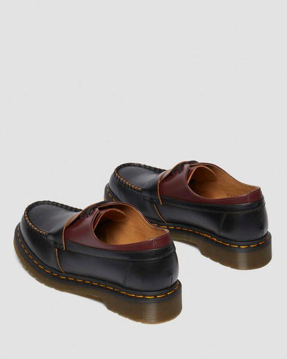 Dr. Martens 1461 / Penton Mm6 Leather Loafers Black+Oxblood - Womens