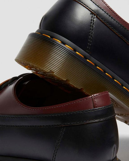 Dr. Martens 1461 / Penton Mm6 Leather Loafers Black+Oxblood - Womens