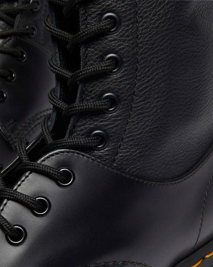 Dr Martens 1490 / 1461 Mm6 Leather Lace Up Boots - Black