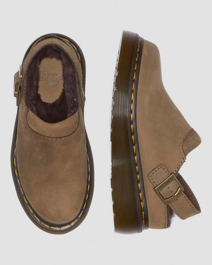 Dr. Martens Laketen Buttersoft Slingback Mule Khaki - Womens