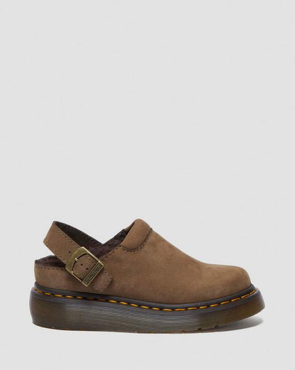 Dr. Martens Laketen Buttersoft Slingback Mule Khaki - Womens