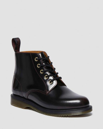 Dr Martens Emmeline Arcadia Lace Up Boots - Cherry Red Arcadia