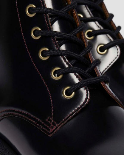 Dr Martens Emmeline Arcadia Lace Up Boots - Cherry Red Arcadia