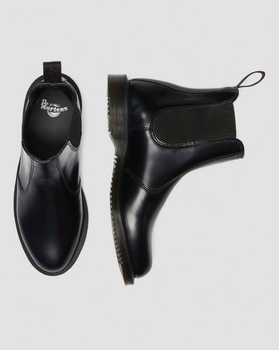 Dr. Martens Flora Smooth Chelsea Boots Black - Mens
