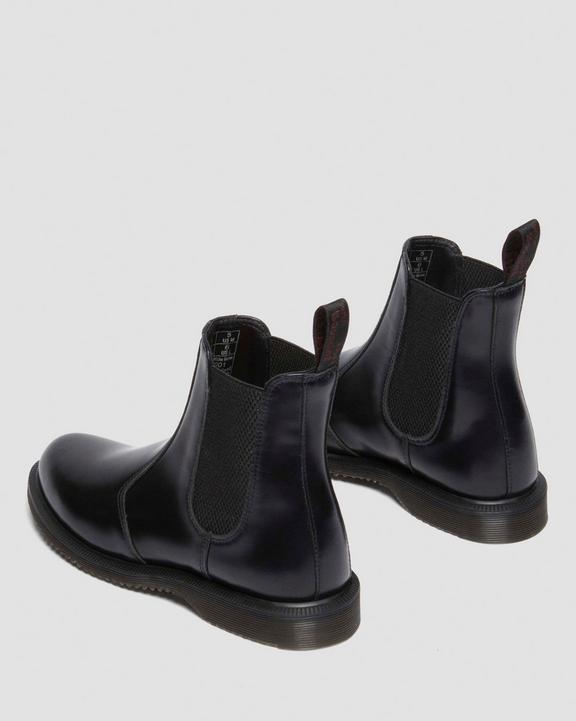 Dr. Martens Flora Smooth Chelsea Boots Black - Mens