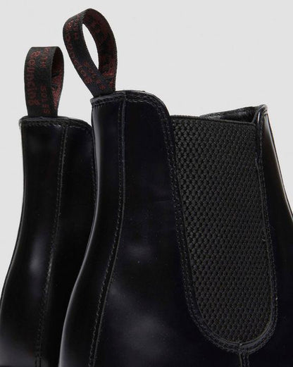 Dr. Martens Flora Smooth Chelsea Boots Black - Mens