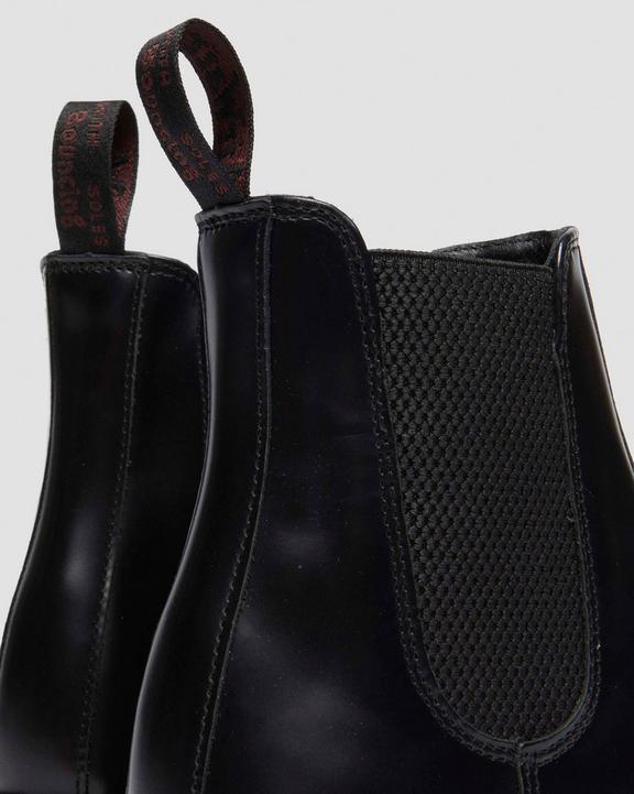Dr. Martens Flora Smooth Chelsea Boots Black - Womens