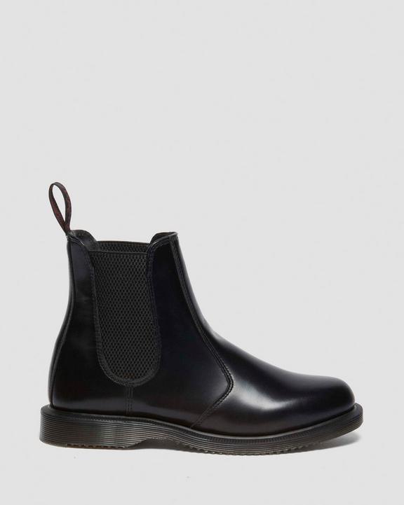 Dr. Martens Flora Smooth Chelsea Boots Black - Mens
