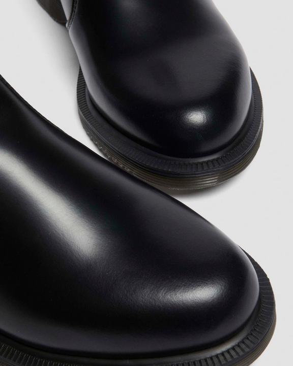 Dr. Martens Flora Smooth Chelsea Boots Black - Mens