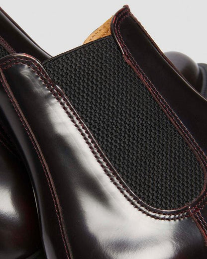 Dr Martens Flora Arcadia Chelsea Boots - Cherry Red Arcadia