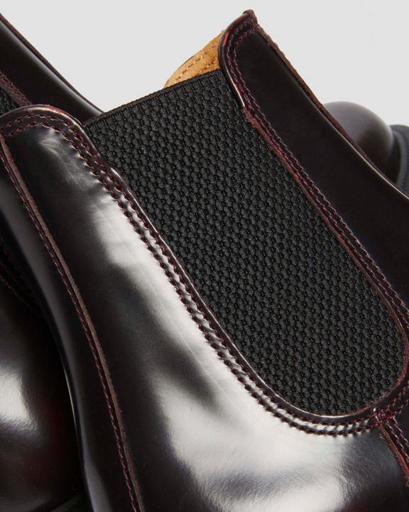 Dr Martens Flora Arcadia Chelsea Boots - Cherry Red Arcadia