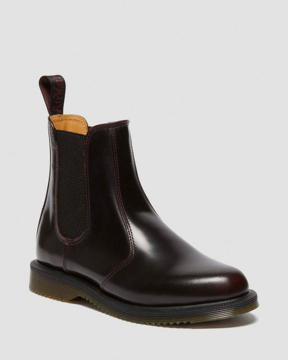 Dr Martens Flora Arcadia Chelsea Boots - Cherry Red Arcadia