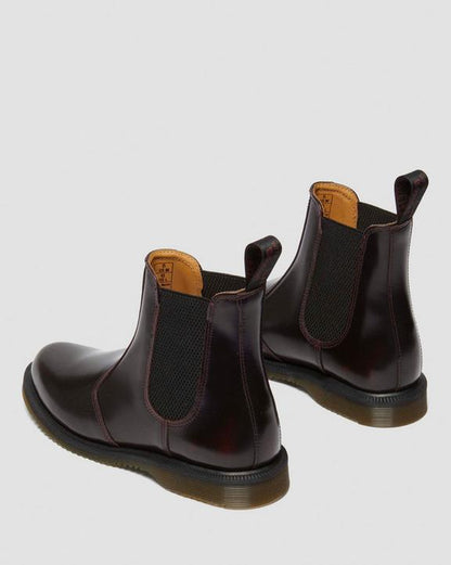 Dr Martens Flora Arcadia Chelsea Boots - Cherry Red Arcadia