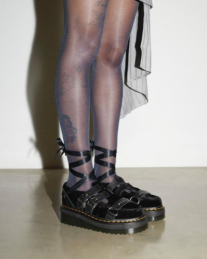 Dr Martens Ramsey Wednesday Platform Creepers - Black