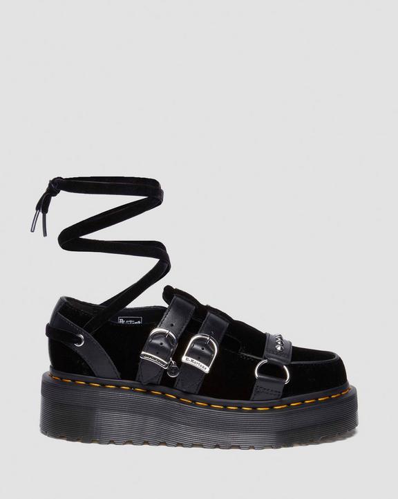 Dr Martens Ramsey Wednesday Platform Creepers - Black