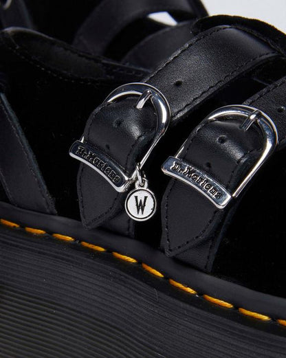 Dr Martens Ramsey Wednesday Platform Creepers - Black