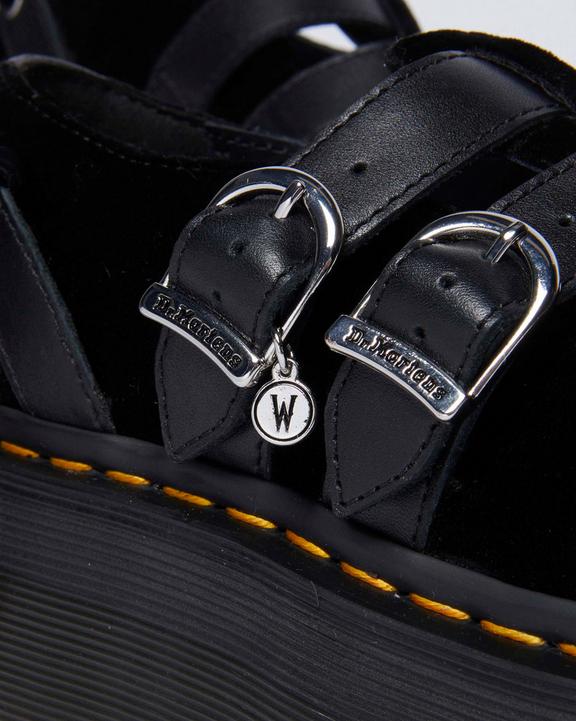 Dr Martens Ramsey Wednesday Platform Creepers - Black