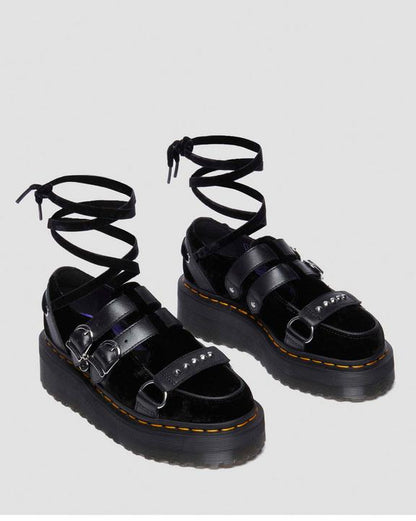 Dr Martens Ramsey Wednesday Platform Creepers - Black