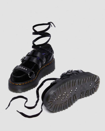 Dr Martens Ramsey Wednesday Platform Creepers - Black