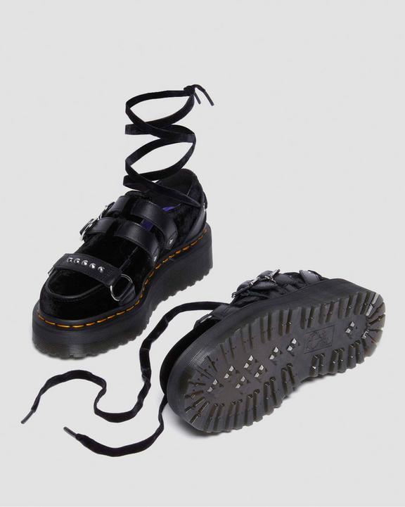 Dr Martens Ramsey Wednesday Platform Creepers - Black