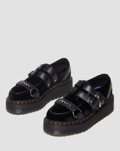 Dr Martens Ramsey Wednesday Platform Creepers - Black