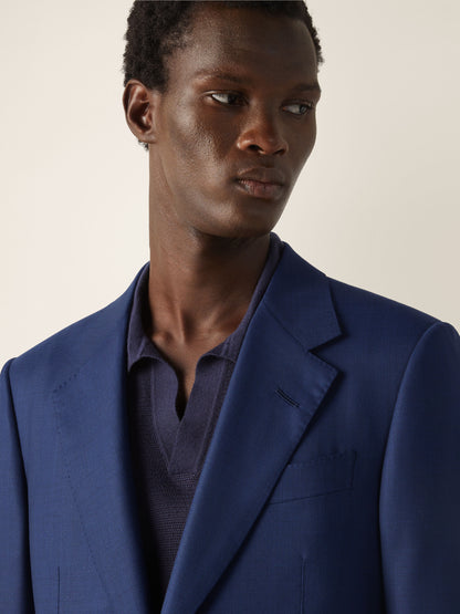 Zegna Ink Blue Centoventimila Wool Suit