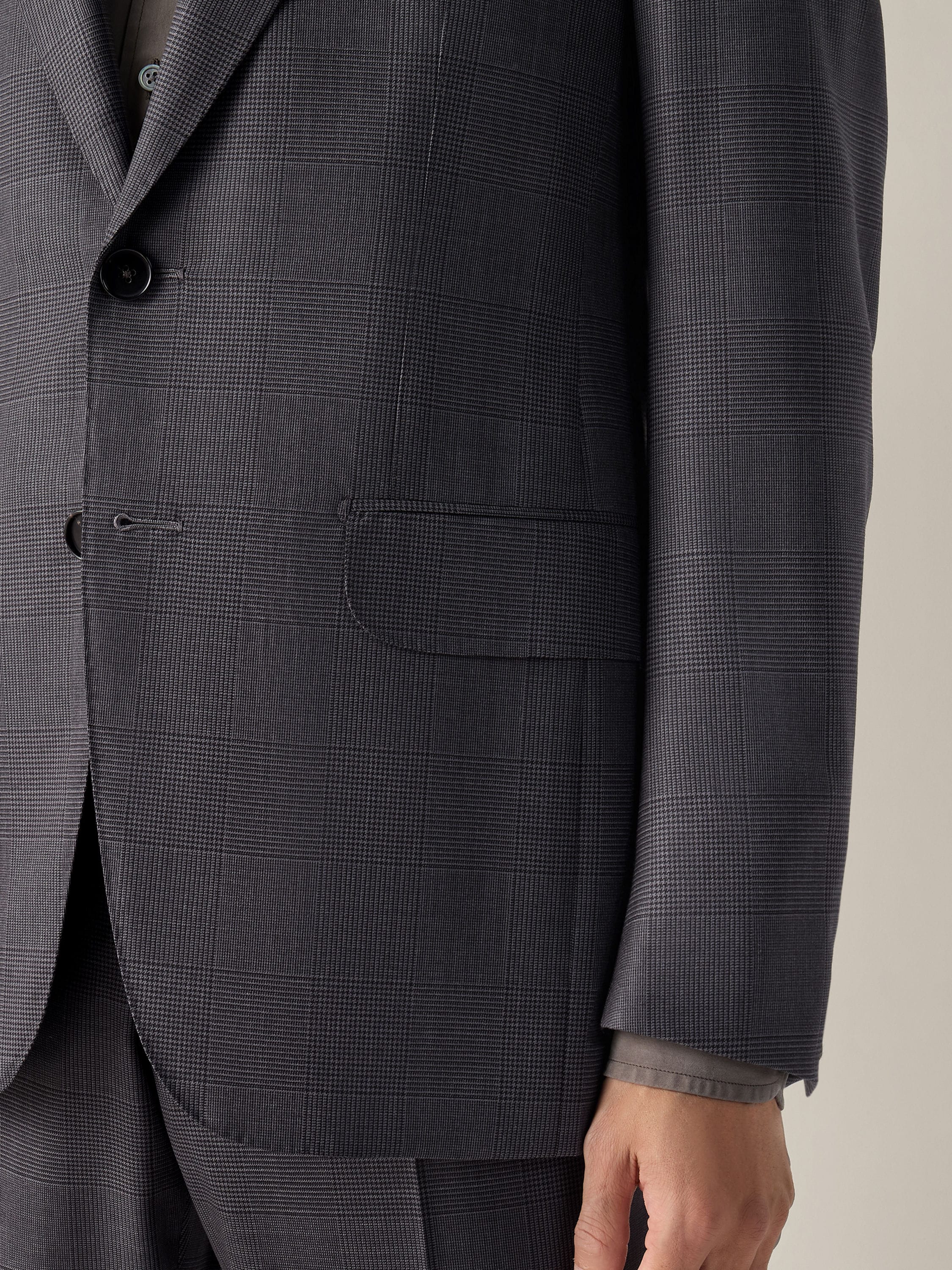 Zegna Dark Grey Centoventimila Wool Suit
